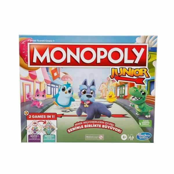 Hasbro Monopoly Junior 2 si 1 Arada F8562