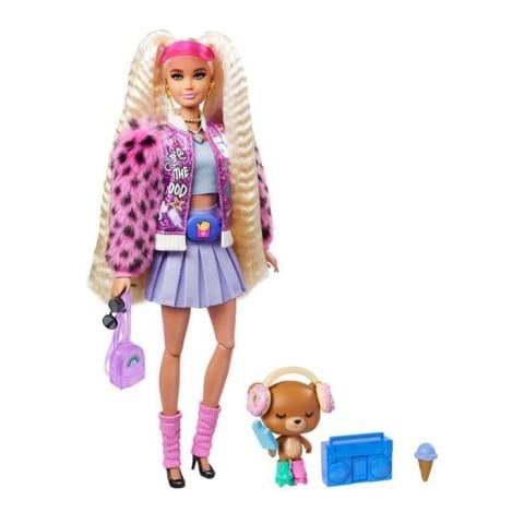 Mattel Barbie Extra Pembe Şapkalı Bebek GYJ77