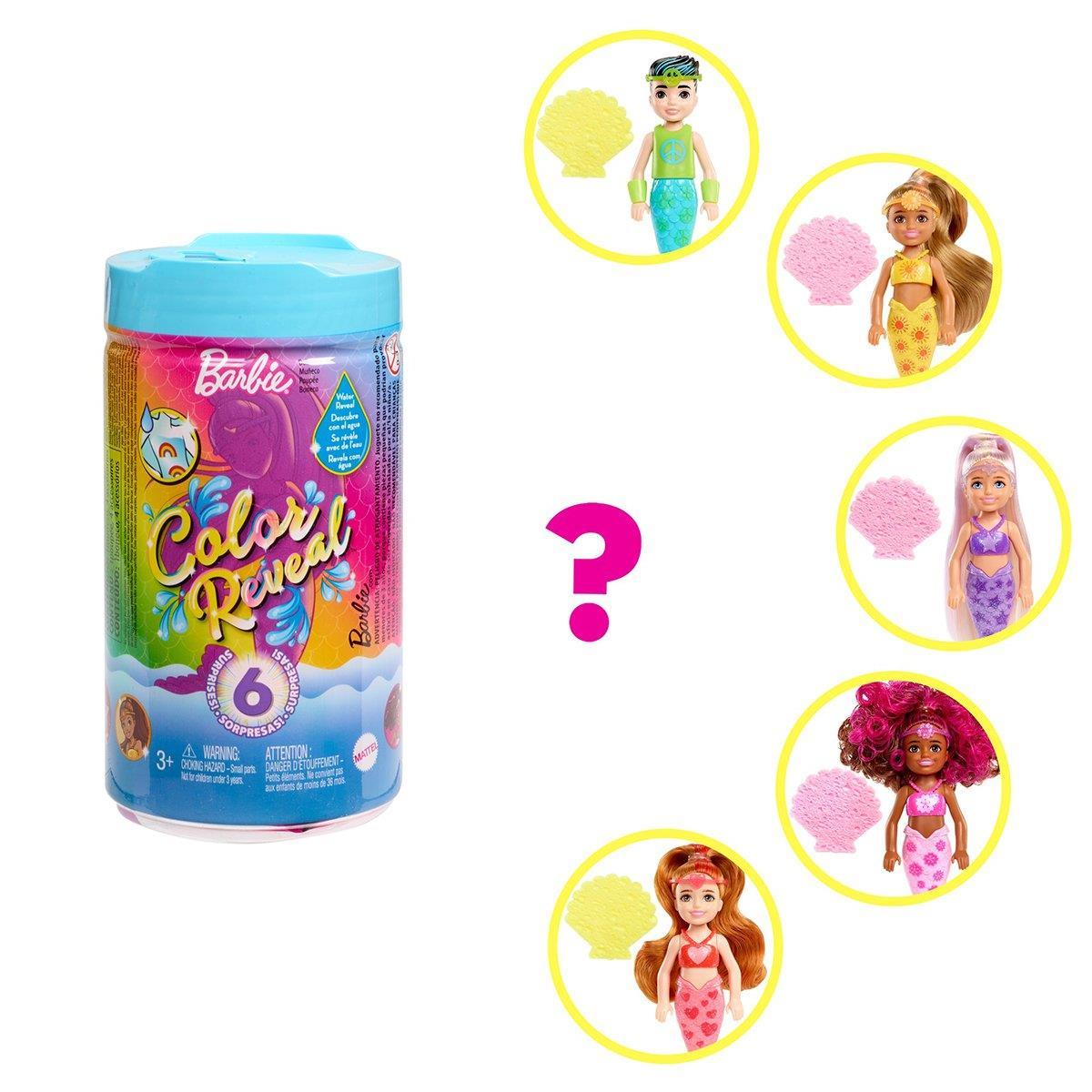 Mattel Barbie Chelsea Gökkuşağı Deniz Kızı Bebekler HDN75