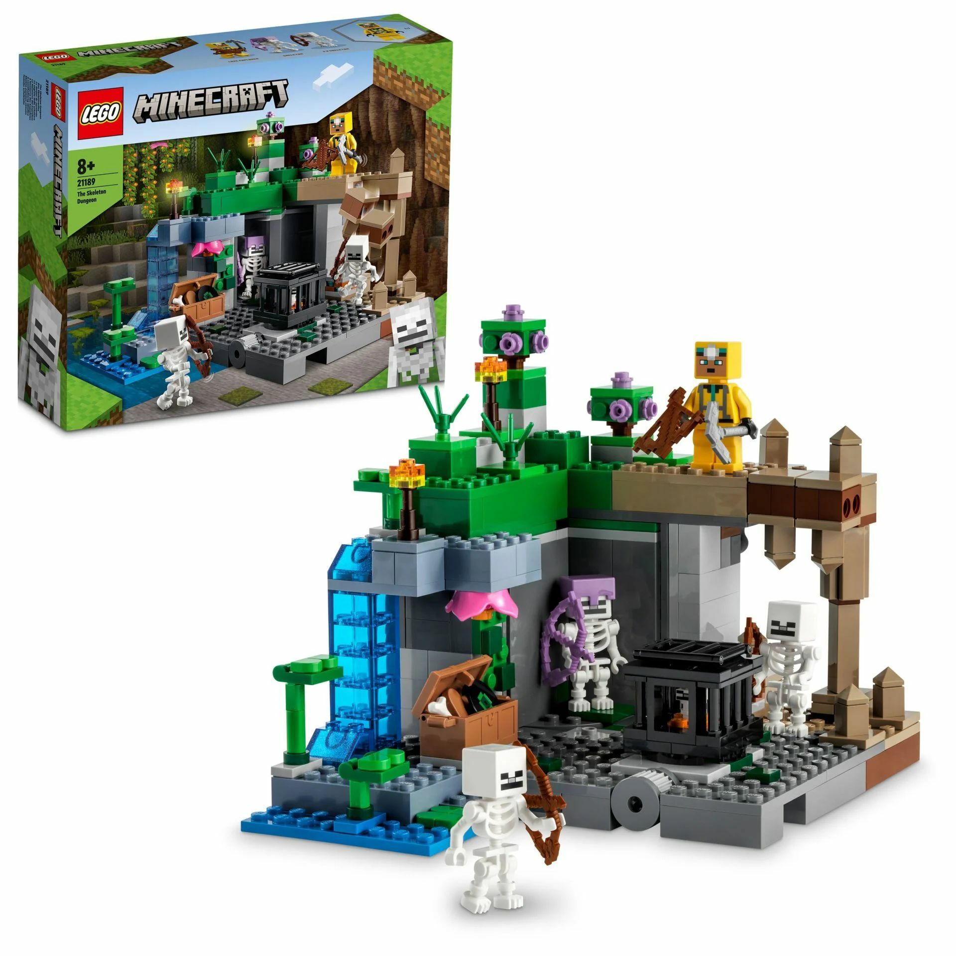 Lego Minecraft İskelet Zindanı Yapım Set 21189