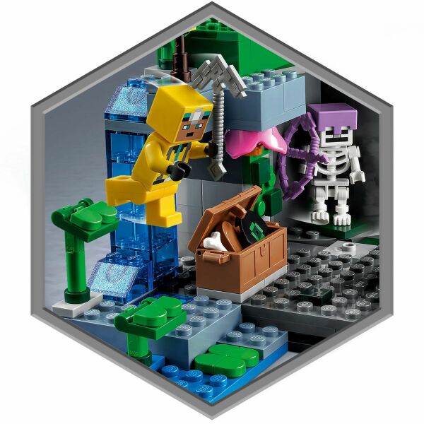 Lego Minecraft İskelet Zindanı Yapım Set 21189