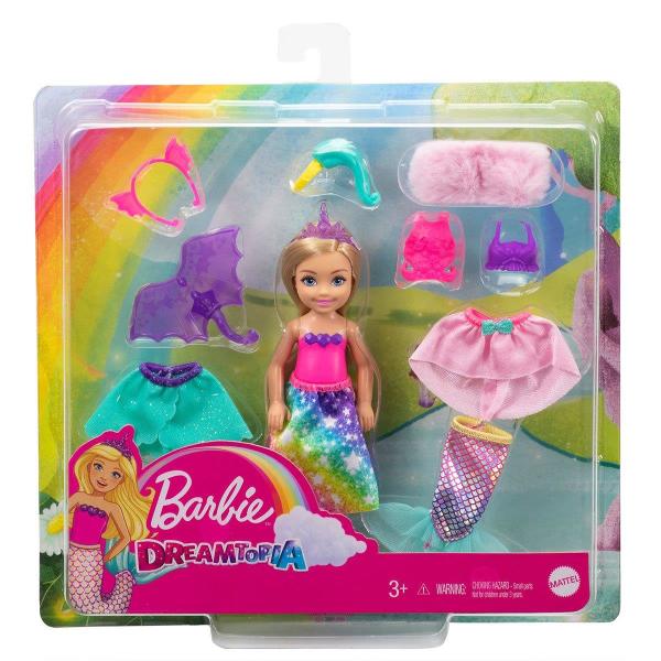 Mattel Barbie Dreamtopia Chelsea ve Kostümleri Oyun GTF40