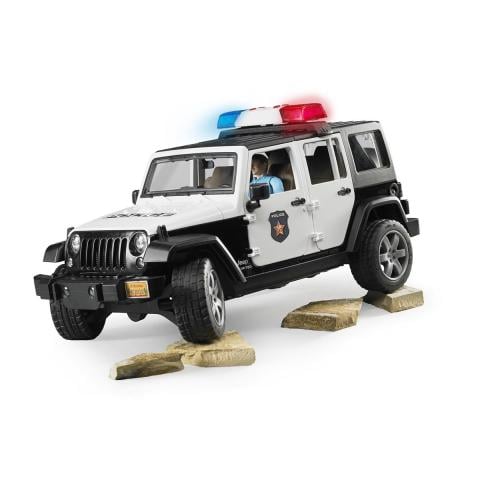 Bruder Jeep Wrangler UR Polis Aracı Ve Memur BR02526