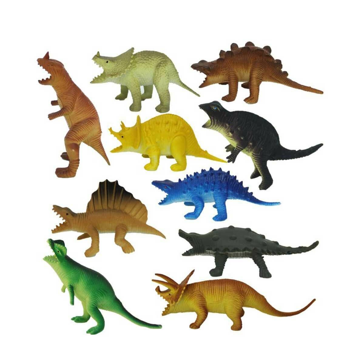 Sunman Dinozorların Dünyası Poşetli Hayvan Orta Boy Oyun Seti S00000710