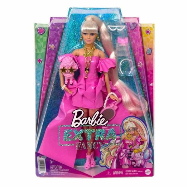 Mattel Barbie Extra Fancy Pembe Kostümlü HHN12