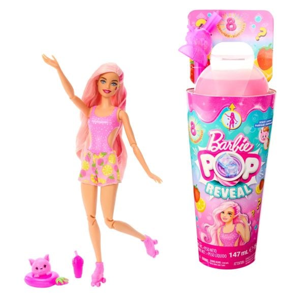 Mattel Barbie Pop Reveal Meyve Serisi Çilekli HNW4