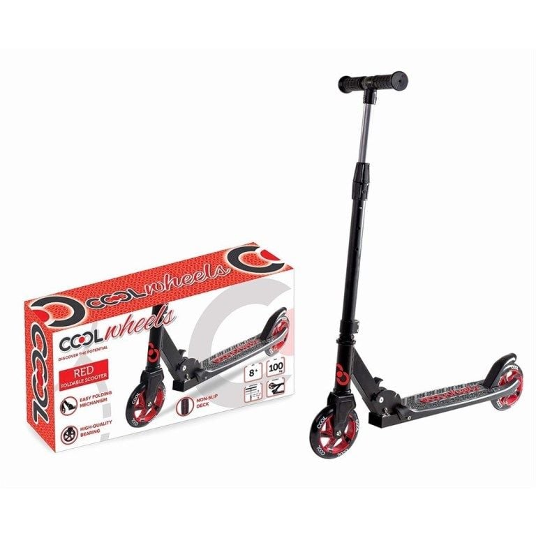 Furkan Cool Wheels Katlanır Scooter Kırmızı 8 Yaş 58376