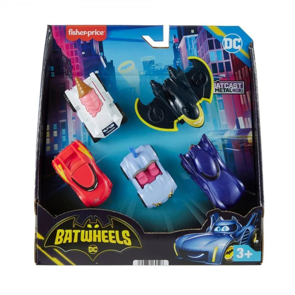 Mattel Fisher Batwheels Çoklu Araç Paketi HML20