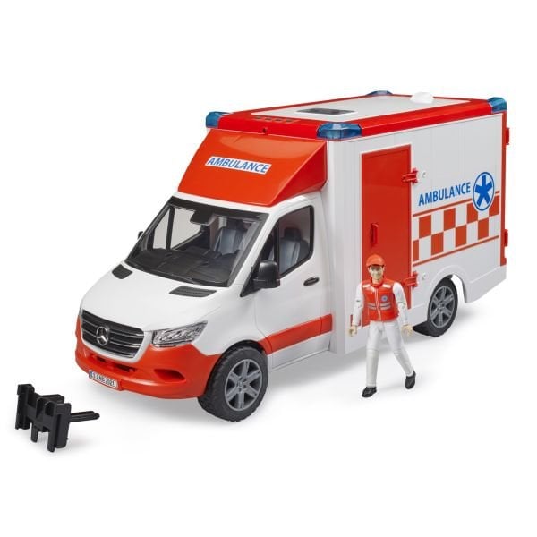 Bruder Mercedes Benz Sprınter Sırenlı Ambulans Ve Ekıbı BR02676