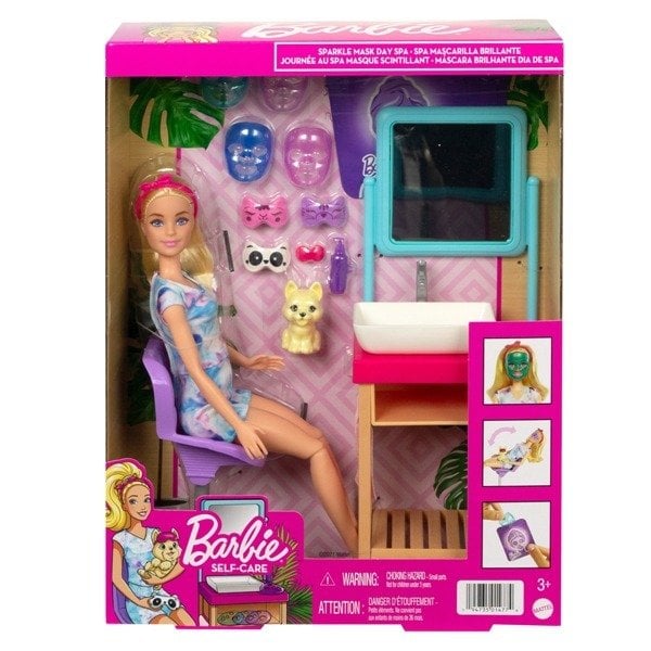 Mattel Barbie Işıltı Dolu Spa Günü Oyun Seti HCM82