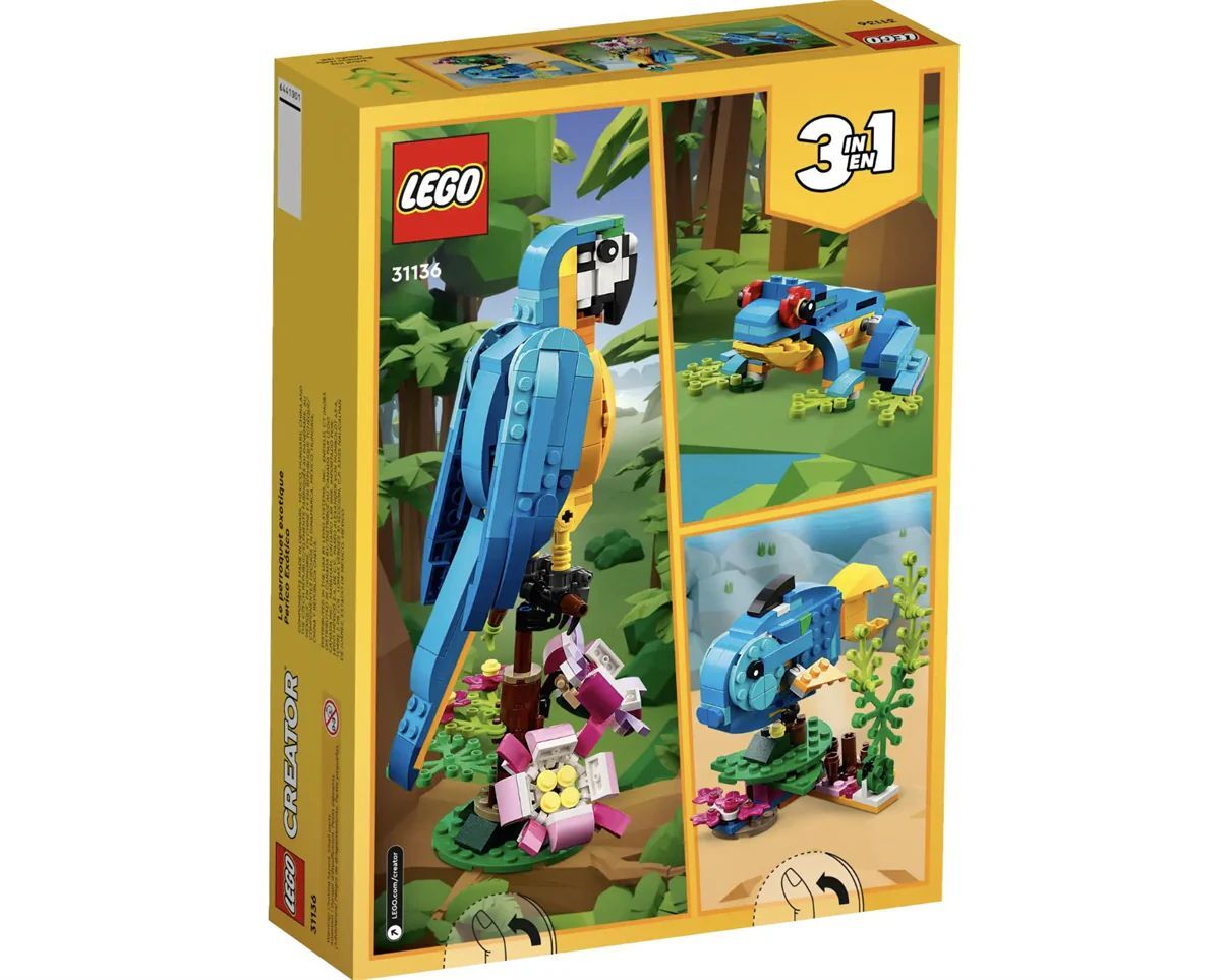 Lego Creator Egzotik Papağan 31136