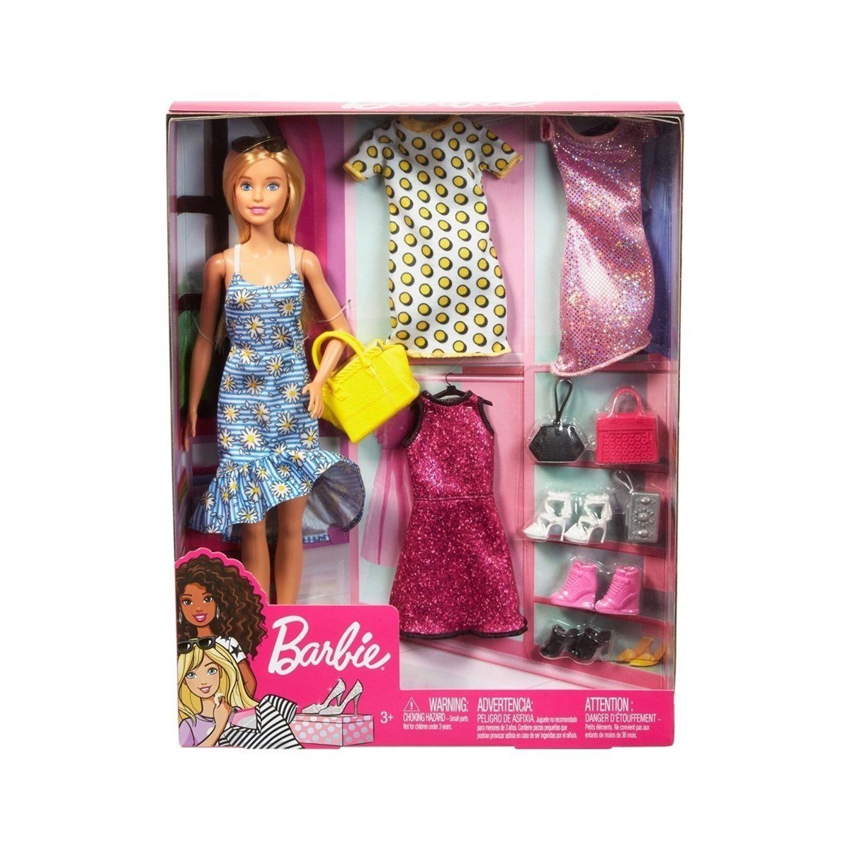 Mattel Barbie Ve Kıyafet Kombinleri Oyun Seti GDJ4