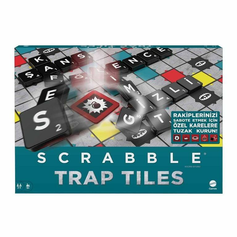 Mattel Scrabble Trap Tiles Türkçe HMD14