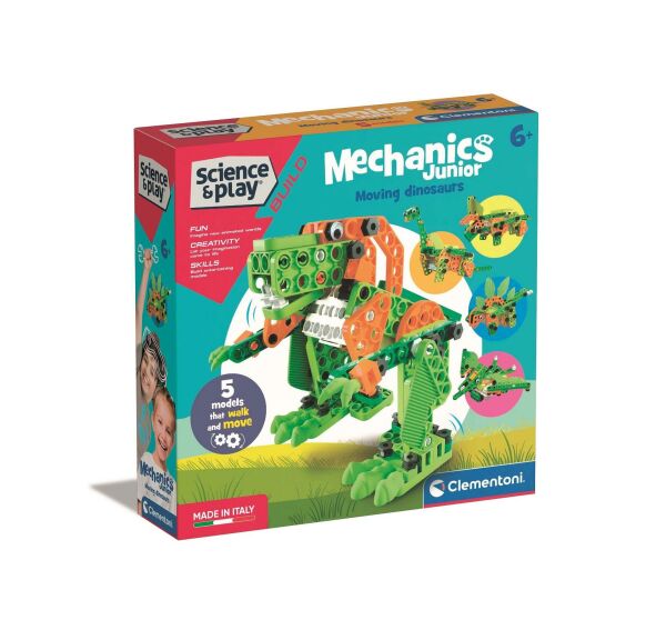 Clementoni Mechanics Jr Moving Dinosaurs 75061TR