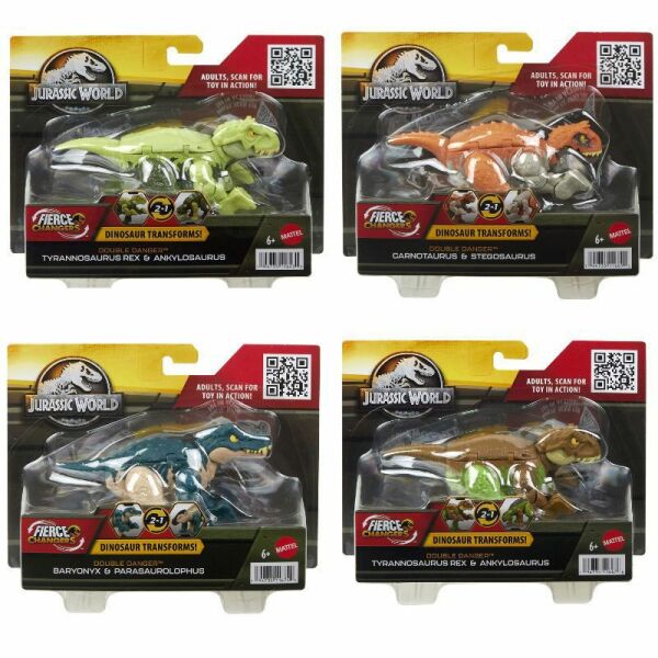 Mattel JW Değişim Seri Çifte Tehlike Dinozor HLP05