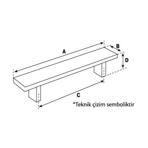 Hafele Mobilya Kulpu Lucido 160mm Siyah