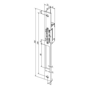 Hafele Elektrikli Kilit Karşılığı Standart Tip