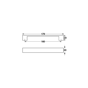 Hafele Mobilya Kulpu Hannah 160mm Paslanmaz Çelik