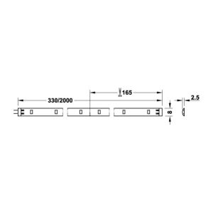 Hafele LED3011 24V/5,6Wsıcak beyaz