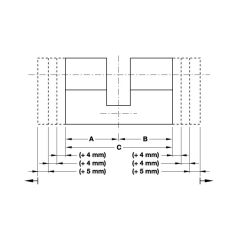 Hafele Boş Anahtar (Standart Profil İçin)