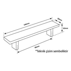 Hafele Mobilya Kulpu Branch 96mm Sol Antik Bronz