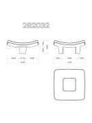 Çebi Kulp A282 MP24 Siyah 32MM (3,2CM) Kulp