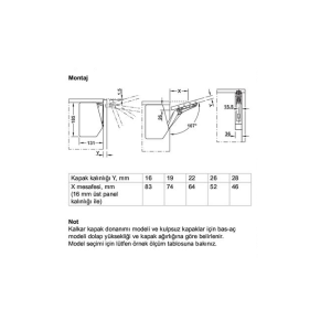 Hafele Free 3.15 Makas Seti F Gri