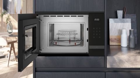 Siemens BE525LMH2 59x38 cm Siyah Ankastre Mikrodalga