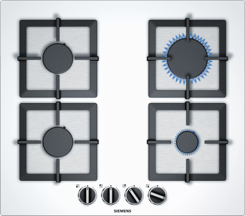 Siemens EP6A2PB20O 60 cm Beyaz Gazlı Ocak