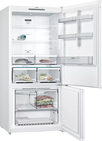 Siemens KG86NDWF0N 186x86 cm Alttan Donduruculu Beyaz Buzdolabı