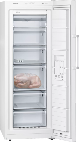 Siemens GS29NVWE0N 161x60 cm Beyaz Solo Derin Dondurucu