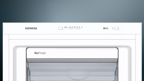 Siemens GS29NVWE0N 161x60 cm Beyaz Solo Derin Dondurucu