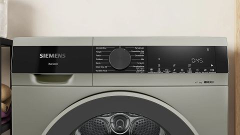 Siemens WQ41G20TTR 9kg Isı Pompalı Gri Kurutma Makinesi