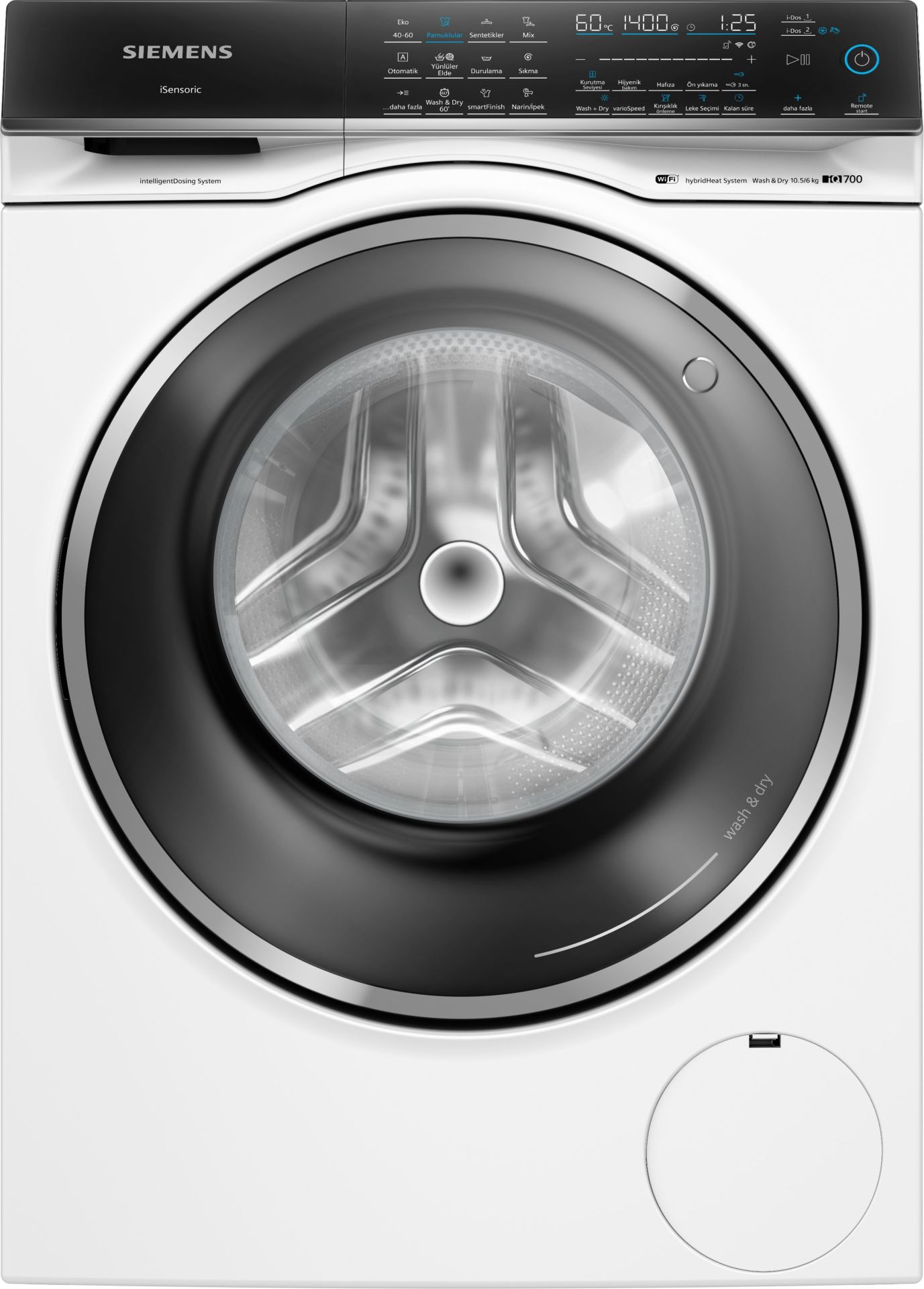 Siemens WN54C2A0TR 10.5/6kg 1400 Devir Beyaz Kurutmalı Çamaşır Makinesi