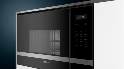 Siemens BE525LMS0 60x38 cm Siyah Ankastre Mikrodalga