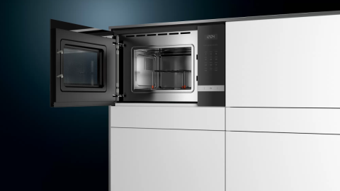 Siemens BE525LMS0 60x38 cm Siyah Ankastre Mikrodalga