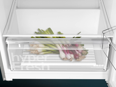 Siemens KD55NNLE0N 186x70 cm Üstten Donduruculu Inox Görünümlü Buzdolabı