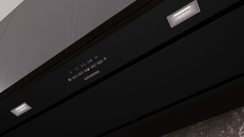 Siemens LB88NPC60 86 cm Siyah Gömme Aspiratör