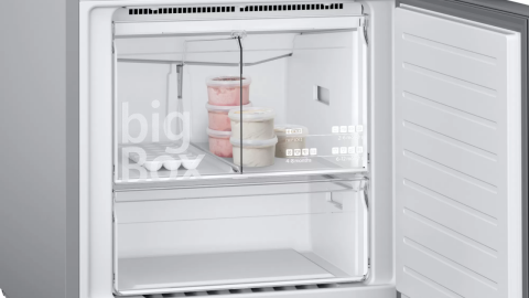 Siemens KG55NVIE0N 186x70 cm Alttan Donduruculu Inox Buzdolabı