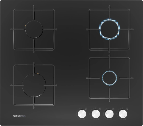 Siemens EN6C6PO12O 60 cm Siyah Gazlı Ocak