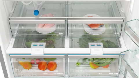 Siemens KG86NAID2N 186x86 cm Alttan Donduruculu  Inox Buzdolabı