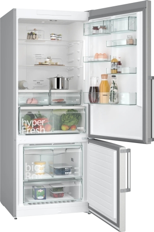 Siemens KG76NCIE0N 186x75 cm Alttan Donduruculu Inox Buzdolabı