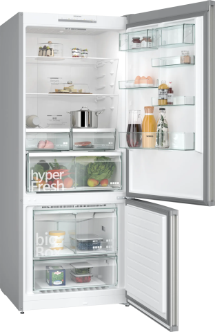 Siemens KG76NVIE0N 186X75 cm Alttan Donduruculu Inox Buzdolabı