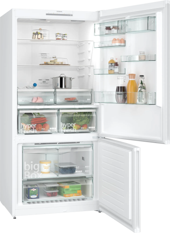 Siemens KG86NVWE0N 186x86 cm Alttan Donduruculu Beyaz Buzdolabı