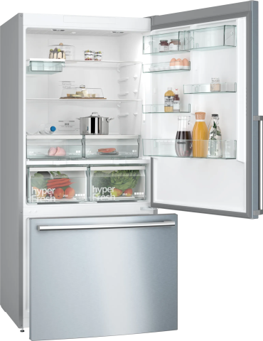 Siemens KG86BCIE0N 186x86 cm Alttan Donduruculu Inox Buzdolabı