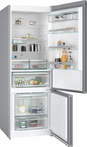 Siemens KG56NLBE0N 193x70 cm Alttan Donduruculu Siyah Cam Buzdolabı