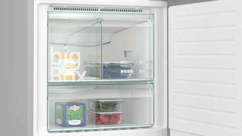 Siemens KG56NLBE0N 193x70 cm Alttan Donduruculu Siyah Cam Buzdolabı