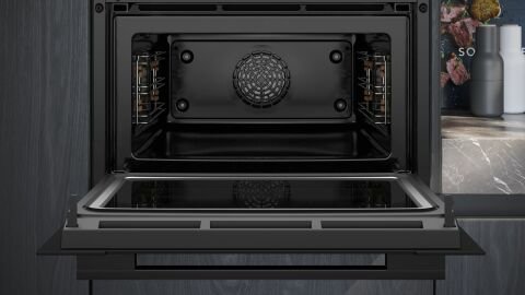 Siemens CM724G1B1 60x45 cm Mikrodalga Fonksiyonlu Siyah Ankastre Fırın