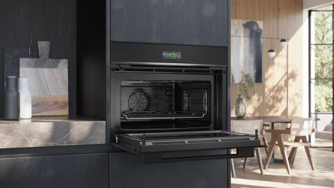 Siemens CM724G1B1 60x45 cm Mikrodalga Fonksiyonlu Siyah Ankastre Fırın