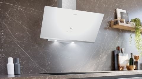 Siemens LC97KPJ20T 90 cm Beyaz Duvar Tipi Davlumbaz